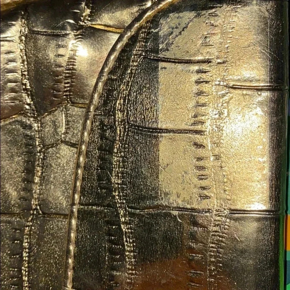 Estée  Lauder shiny croc faux leather makeup pouch - Picture 9 of 9